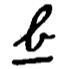 lowercase cursive b